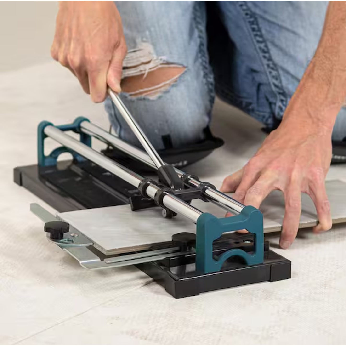 Anvil 14 in. Ceramic and Porcelain Tile Cutter with 1/2 in. Cutting Wheel 10214A