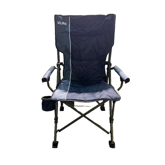ULINE- Folding Camping Chair [S-25604BLU]- Blue ***