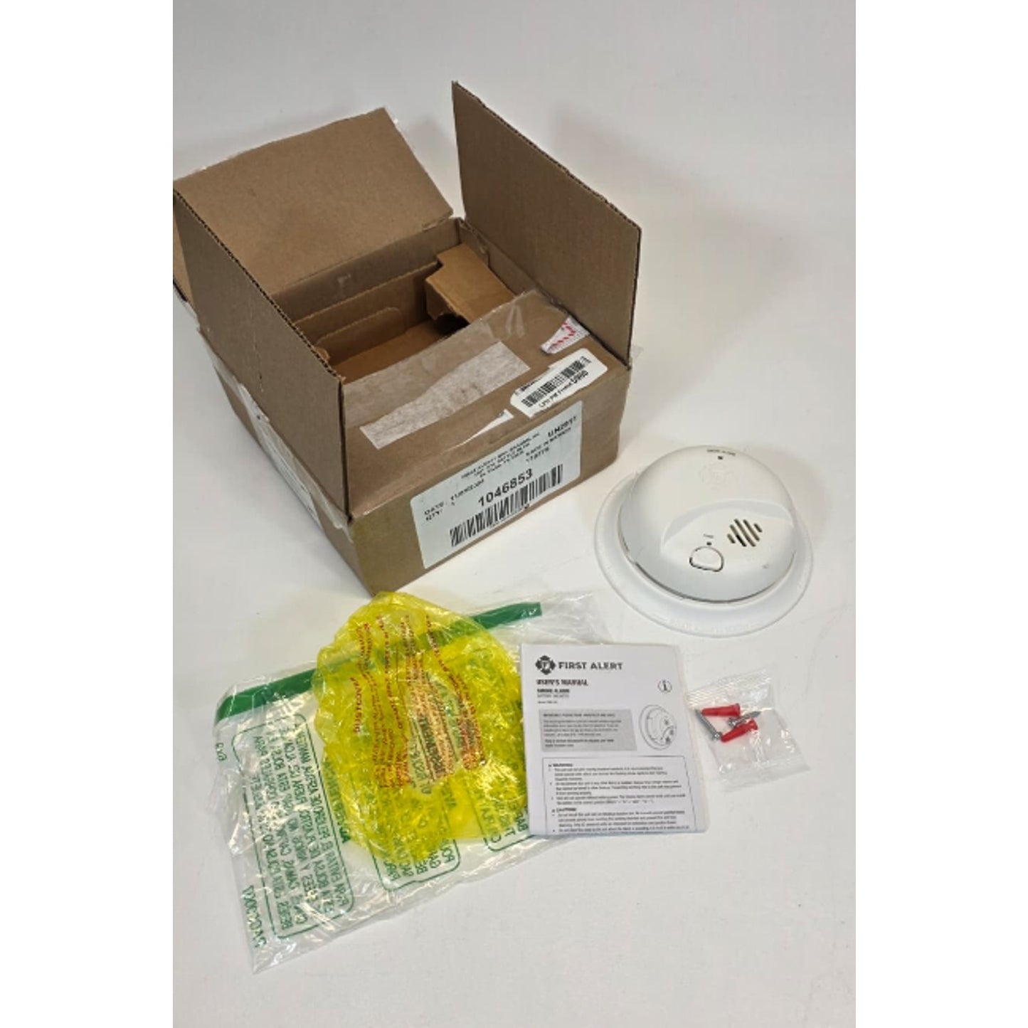 First Alert Interconnect Hardwire Smoke Alarm 1046853 Ionization For SMI105-AC