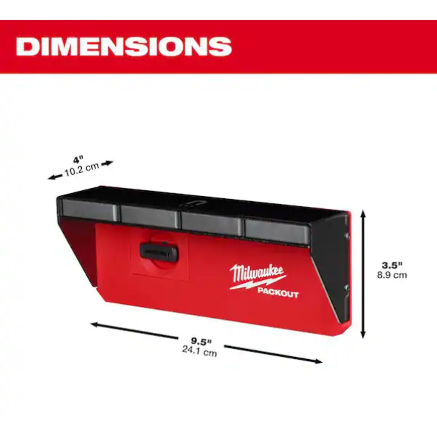 Milwaukee Tool 48-22-8346 Packout Magnetic Rack