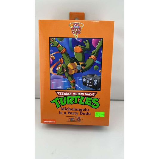 TMNT Pizza Club Michelangelo Is A Party Dude Neca Haulathon