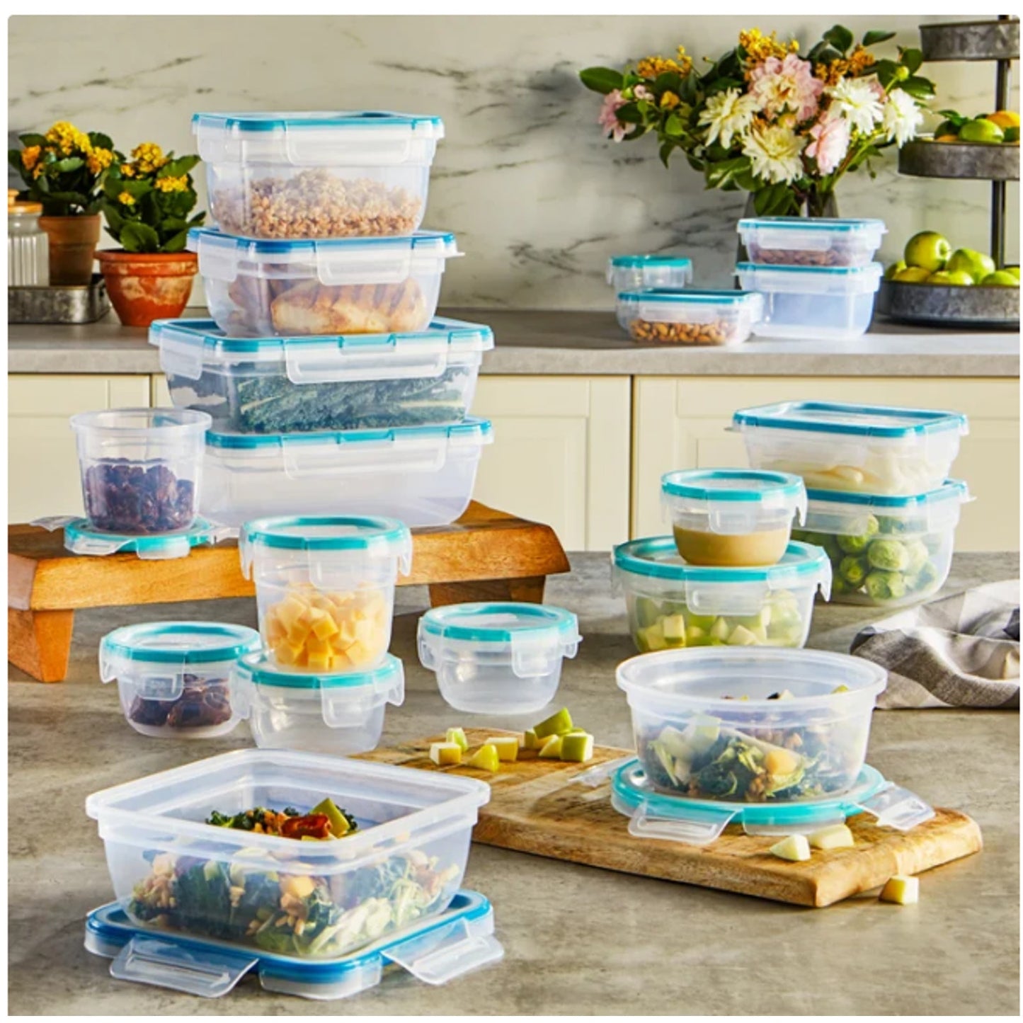 Snapware 38-piece Plastic Food Storage Set