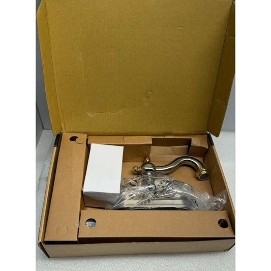 Kingston Brass KB1609PX Heritage 4" Centerset Lavatory Faucet Porcelain Cross