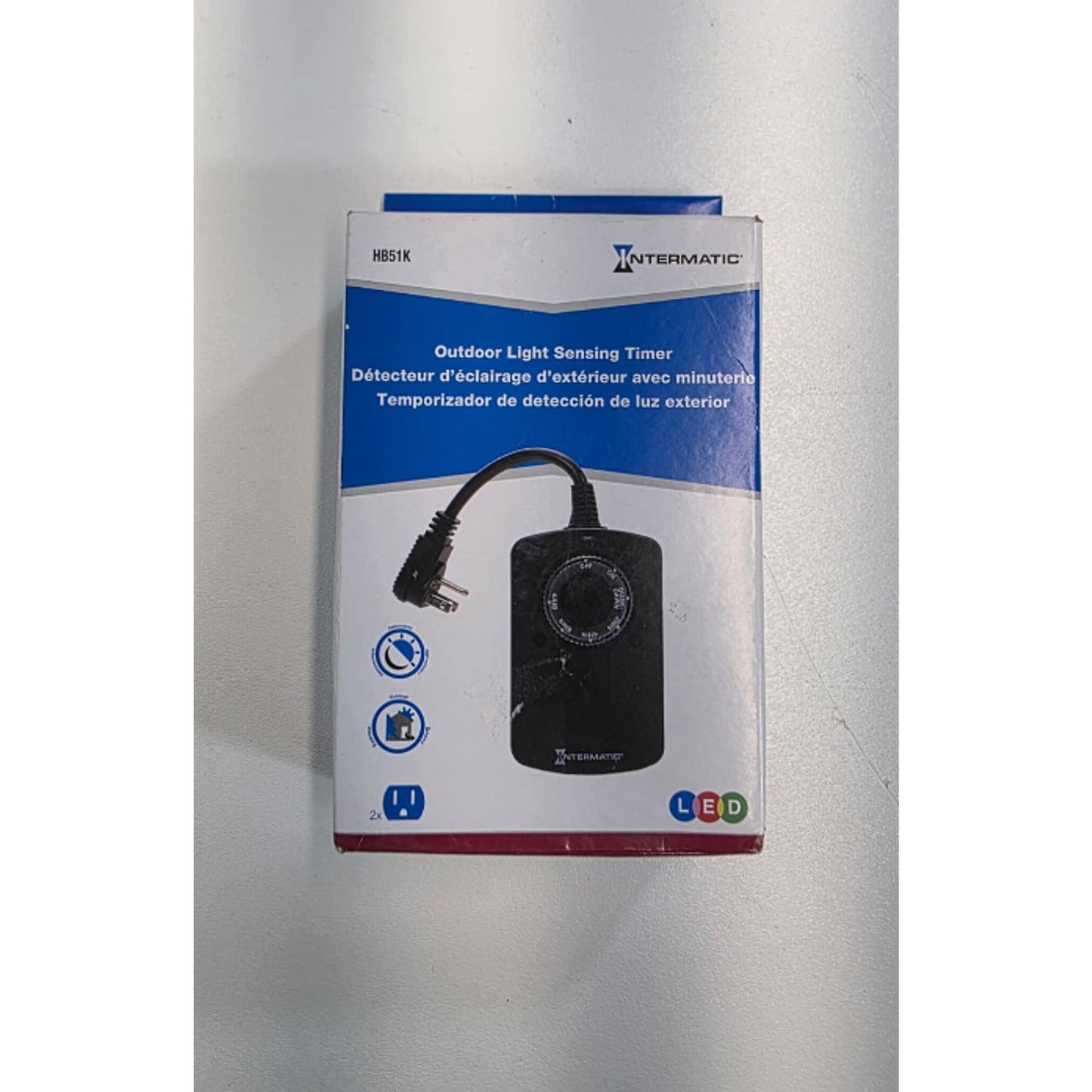 INTERMATIC 1000-Watt Outdoor Timer w/ Photocell Light Sensor for Christmas Light