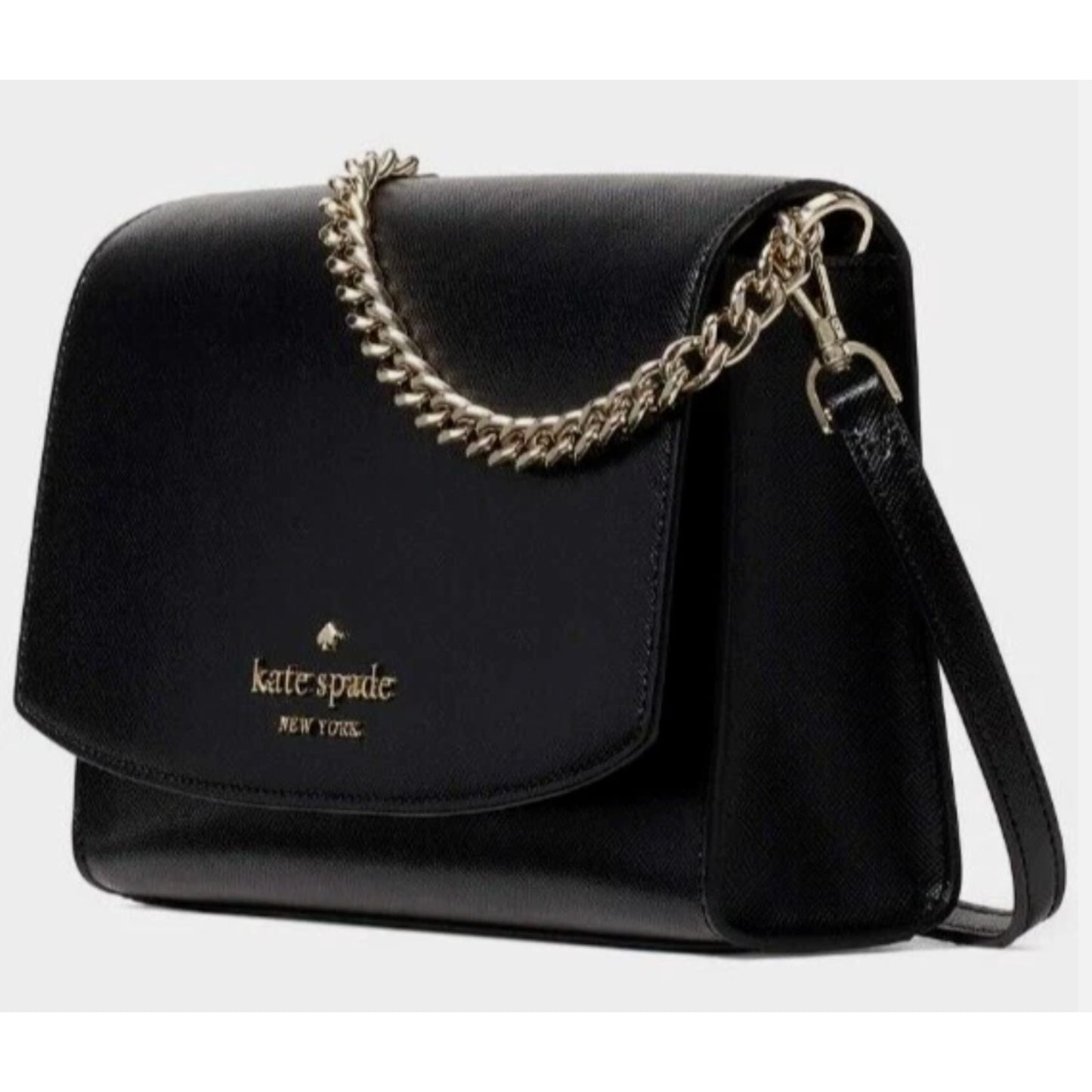 NWT Kate Spade Carson Convertible Crossbody Clutch Handbag Black WKR00119