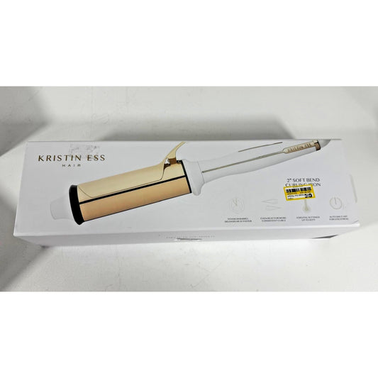 Kristin Ess Hair KES0193 2" Soft Bend Curling Iron Titanium Barrel Auto Shut-Off
