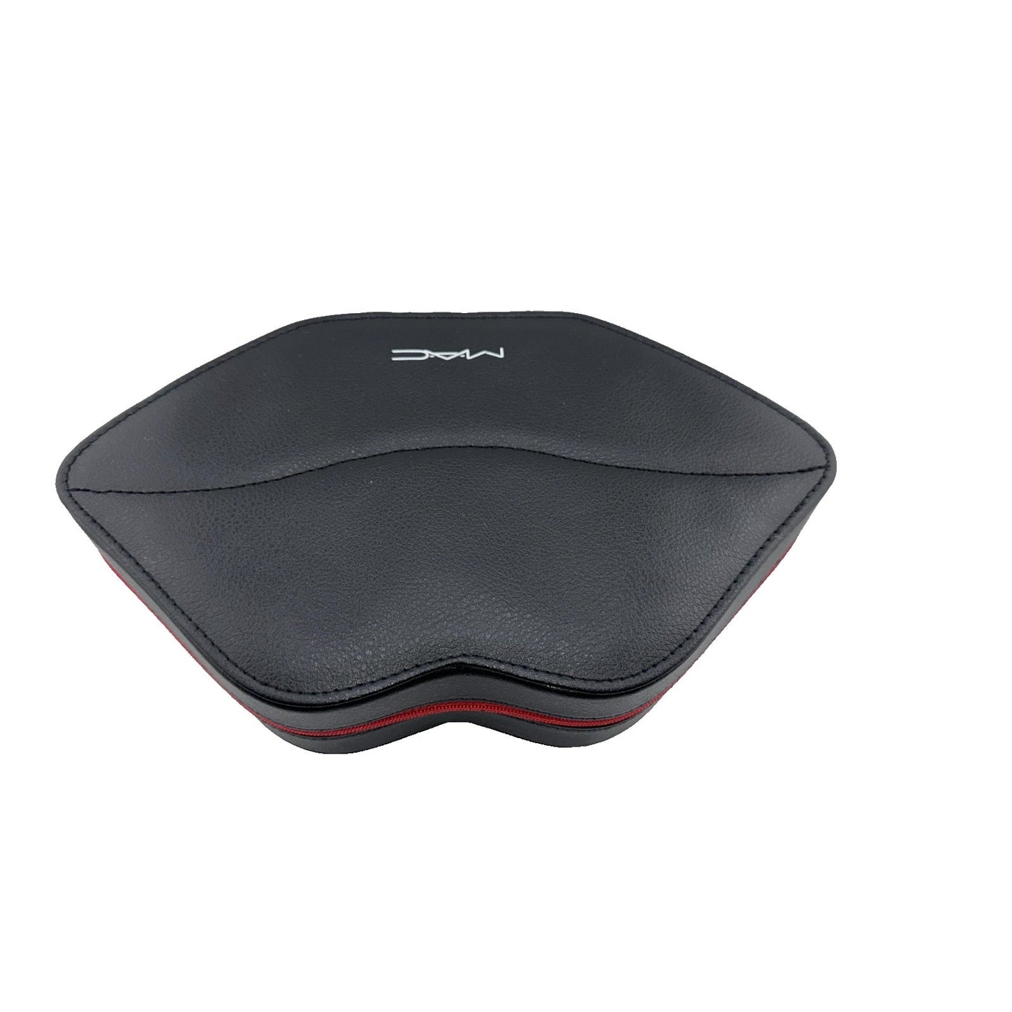 MAC Cosmetics Faux Leather Lips Makeup Case Limited Edition Vanity -NEW-