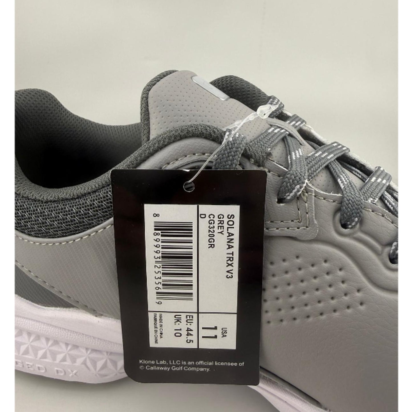 Callaway Men S Solana TRX V3 Golf Shoe Grey Size D 11
