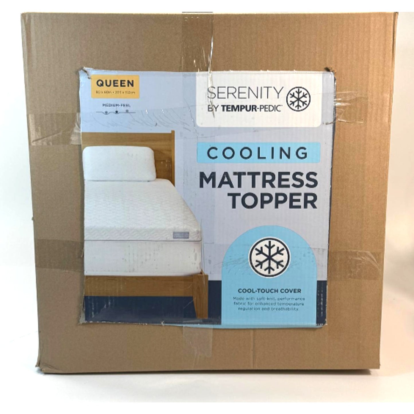 Serenity by Tempur-Pedic Memory Foam Mattress Topper, Queen