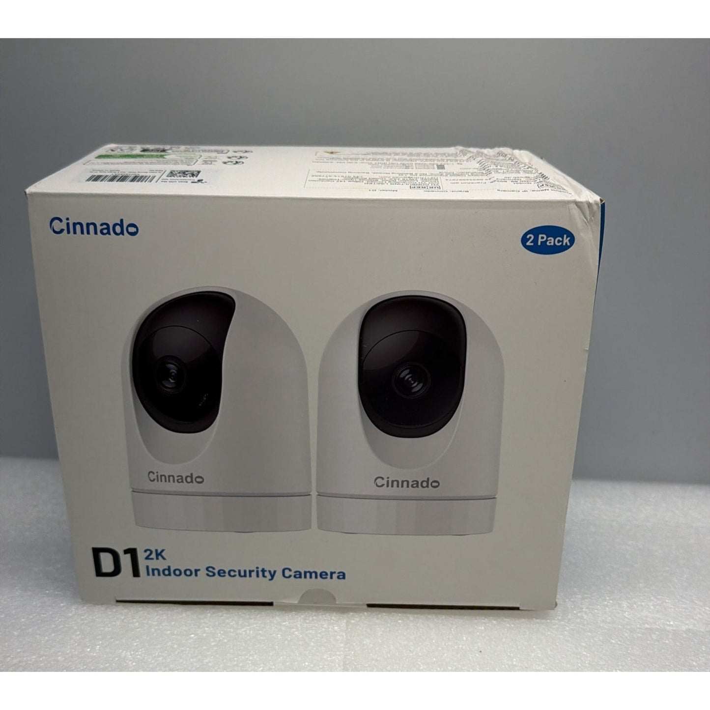 Cinnado D1 2K Indoor Security Camera( 2 Cameras)