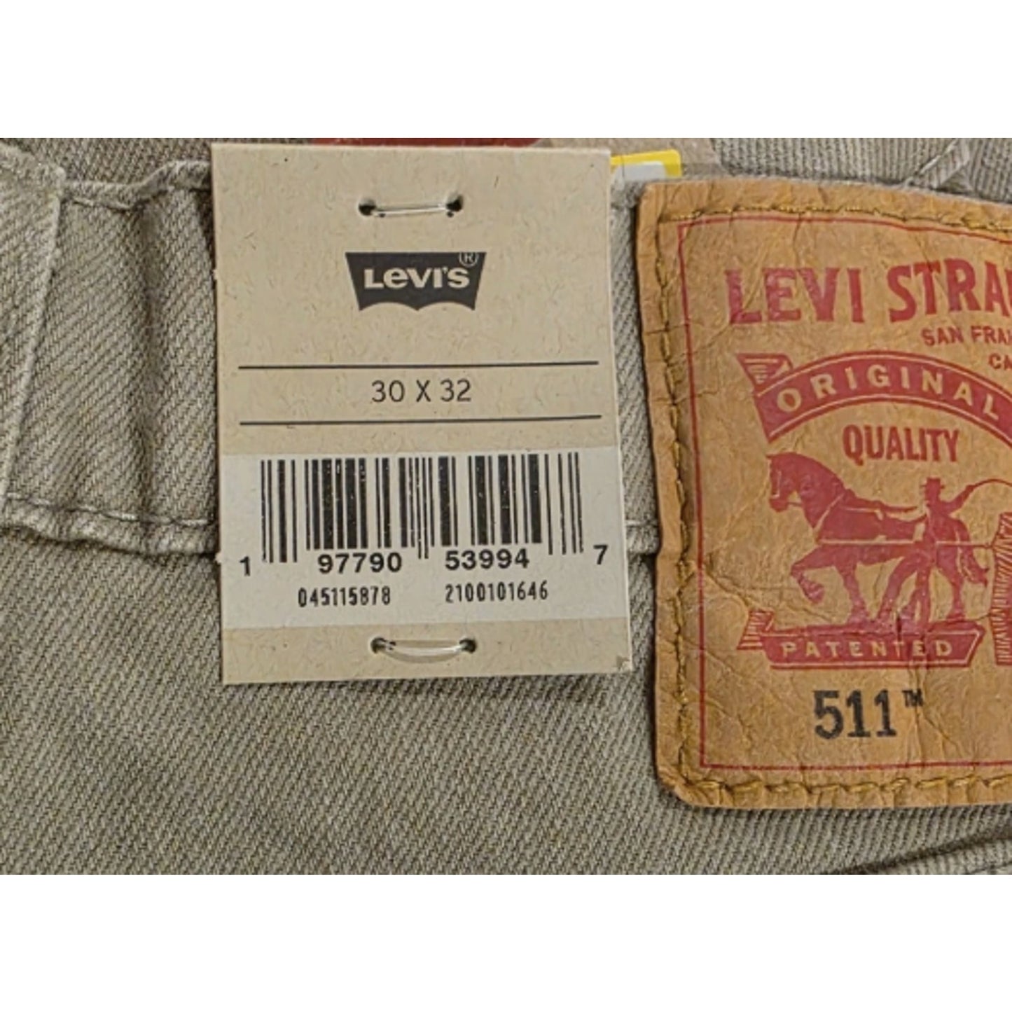 Levi's Men's 511 Slim Fit Jeans - Khaki 30x32