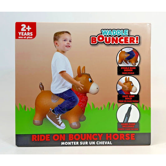 WADDLE Inflatable Hopper Toy for Kids Ages 2 and Up Indoor Outdoor Fun