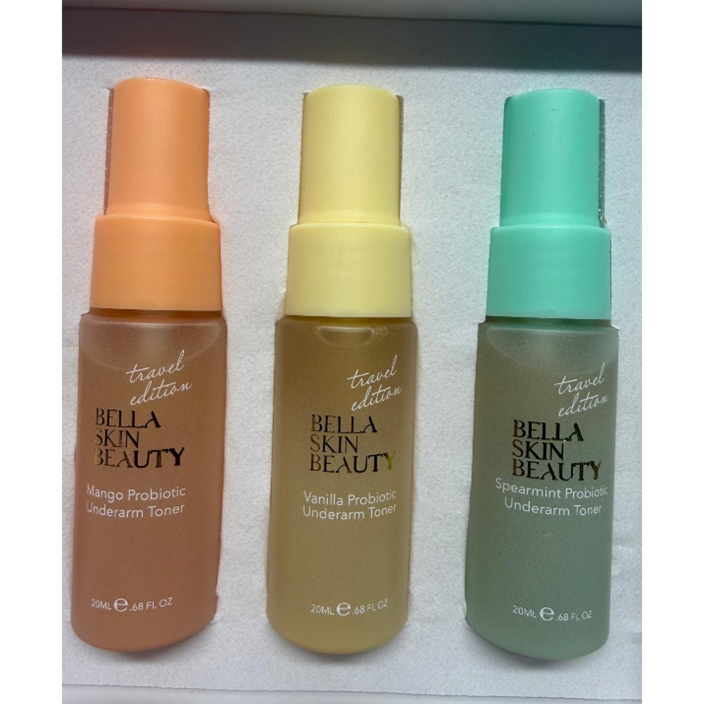 Bella Skin Beauty Underarm Toner Discovery Set 5 scents (5 x 20 ml)