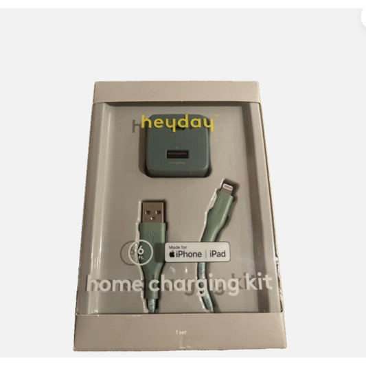 2-Port 15W Wall Charger USB-C USB-A + 6ft Cable MFi 818009029225