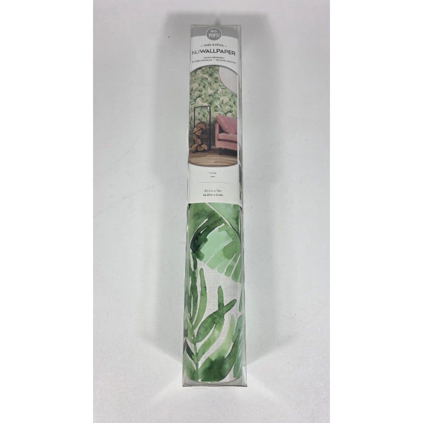 NuWallpaper Tortola Tropical Green Vinyl Peel & Stick Wallpaper (30.75 Sq. Ft.)