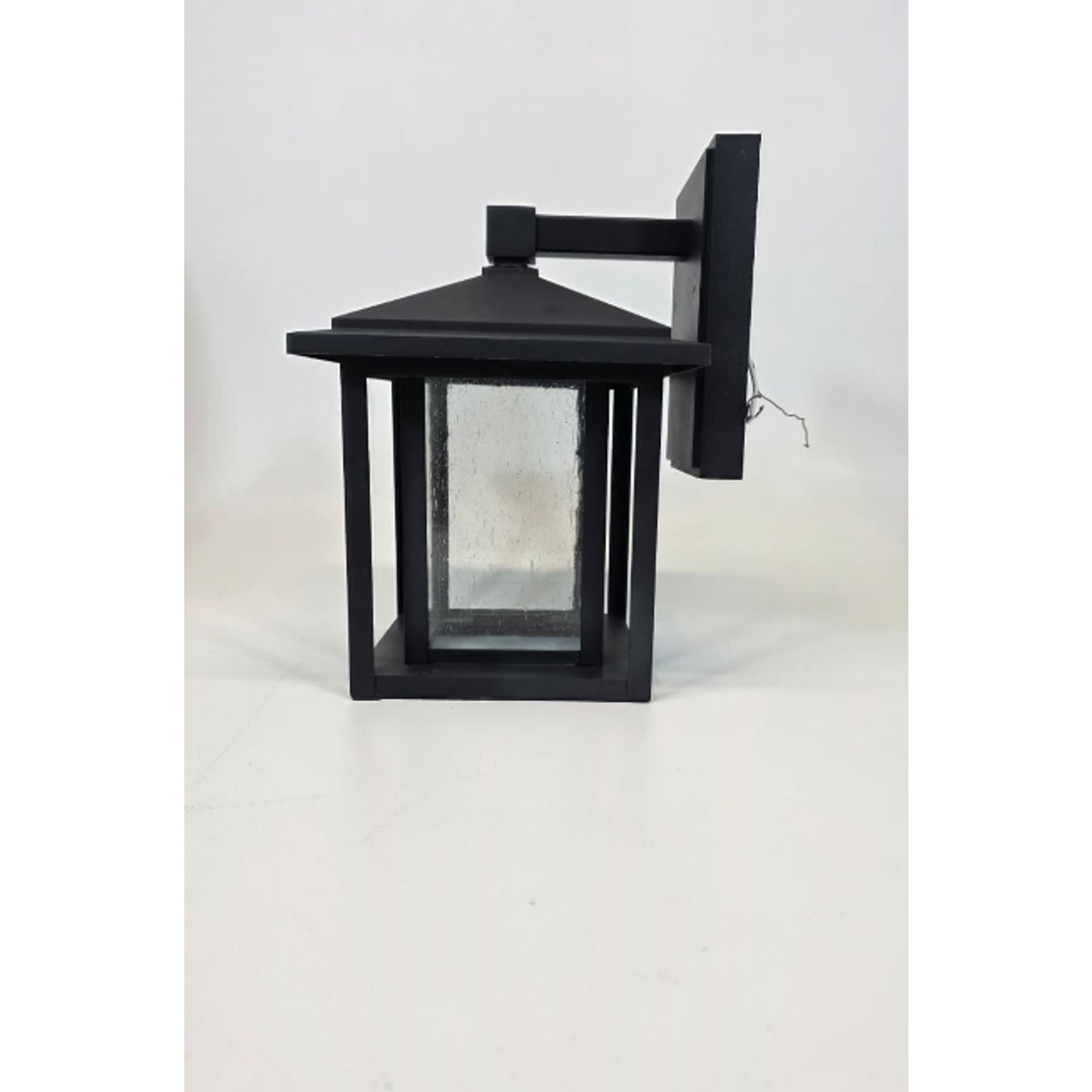 Mauvo Canyon 11” Black Dusk to Dawn Small LED Outdoor Wall Light Fixture Sconce