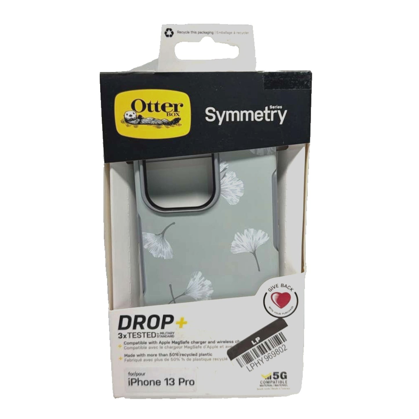 OtterBox Symmetry Apple iPhone 13 Pro Case Gingko Gray — New Retail
