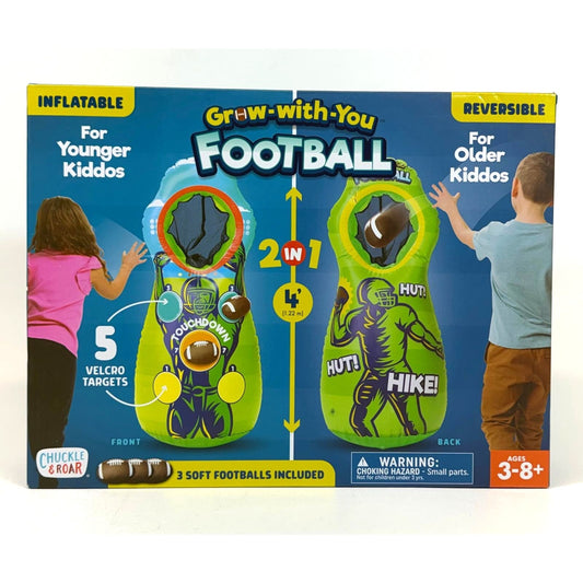Chuckle & Roar Grow-with-you-Football (Inflatable) Toy Football Set