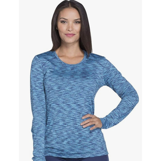 Dickies Dynamix UnderMedical Scrubs for Women Long Sleeve Knit Tee DK920 XS Navy