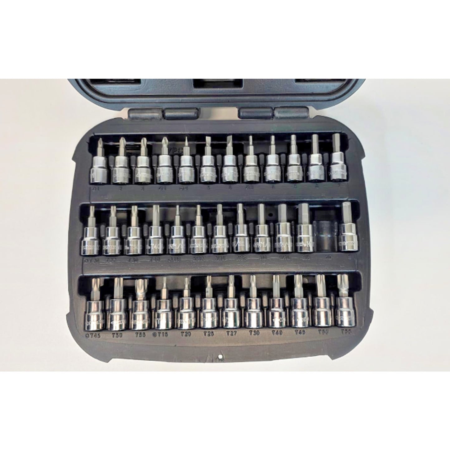 Husky 3/8 in. 36 Piece Drive Master Bit Socket Set (MISSING ONE)