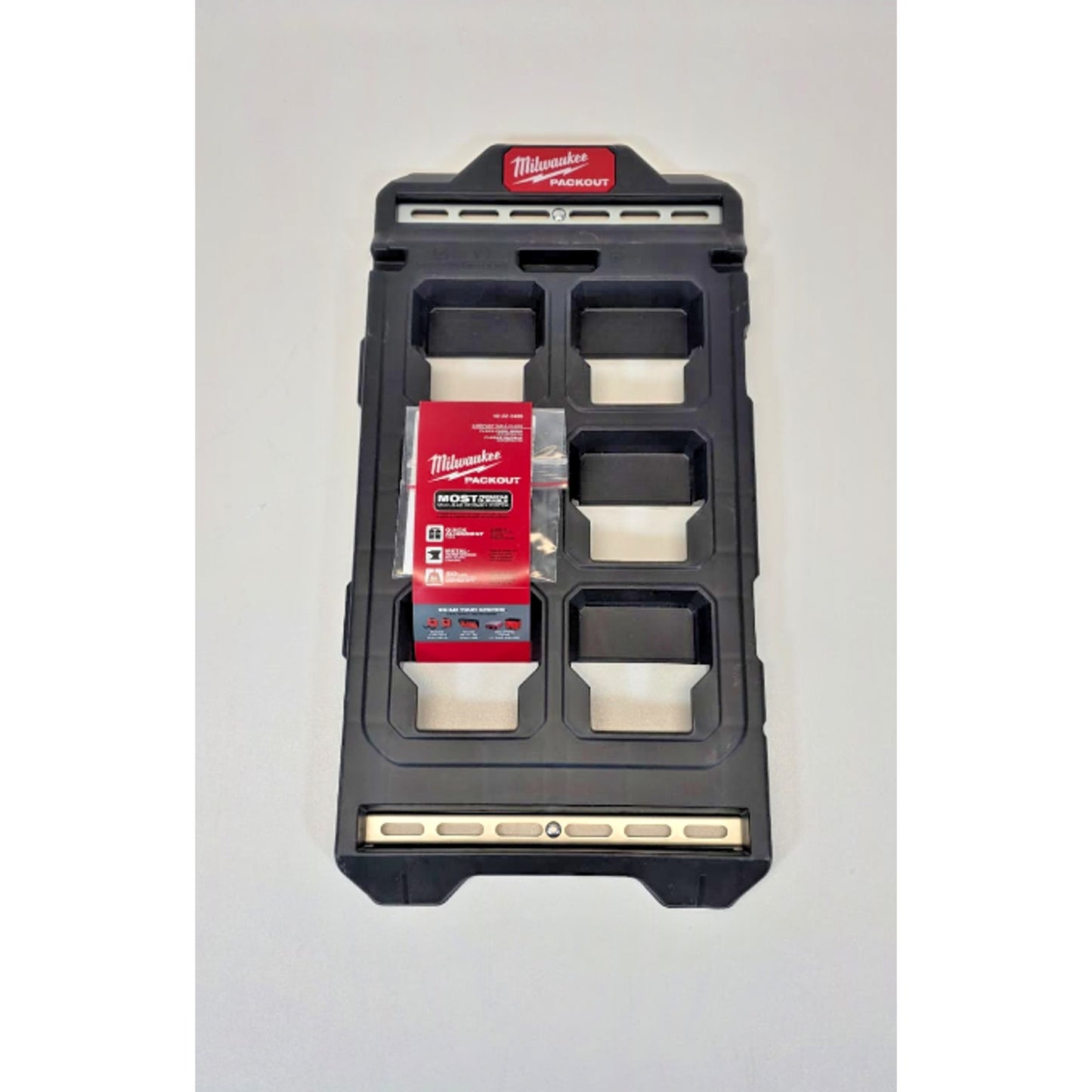 Milwaukee 20 In. X 10.25 In. Wall Plate in Black