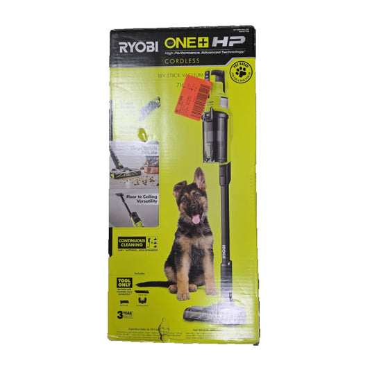 Ryobi ONE+ HP 18V Cordless Pet Stick Vacuum Cleaner (Tool Only) - PBLSV716B