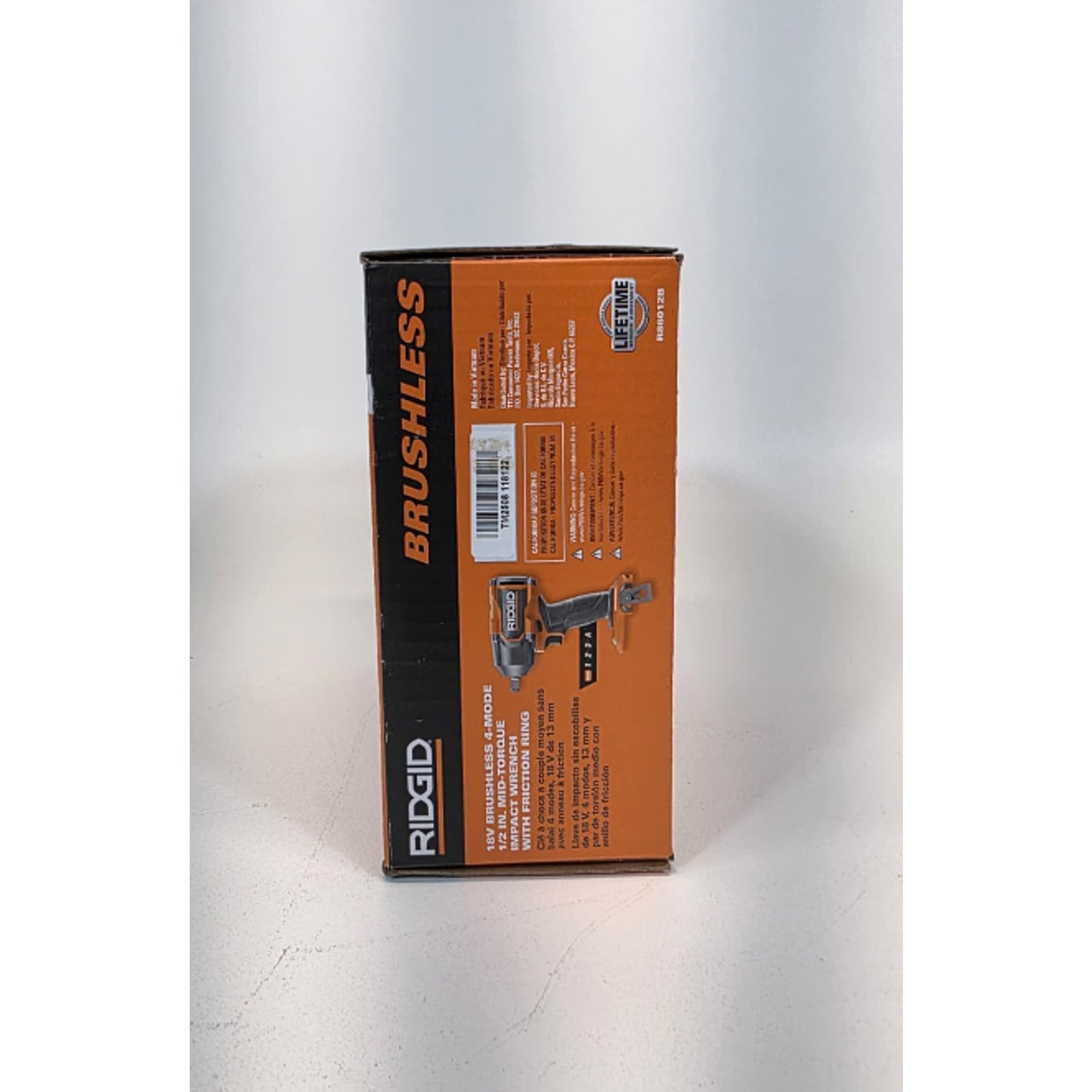 RIDGID R86012B 18V Brushless Cordless 4-Mode 1/2 in. Mid-Torque Impact Wrench