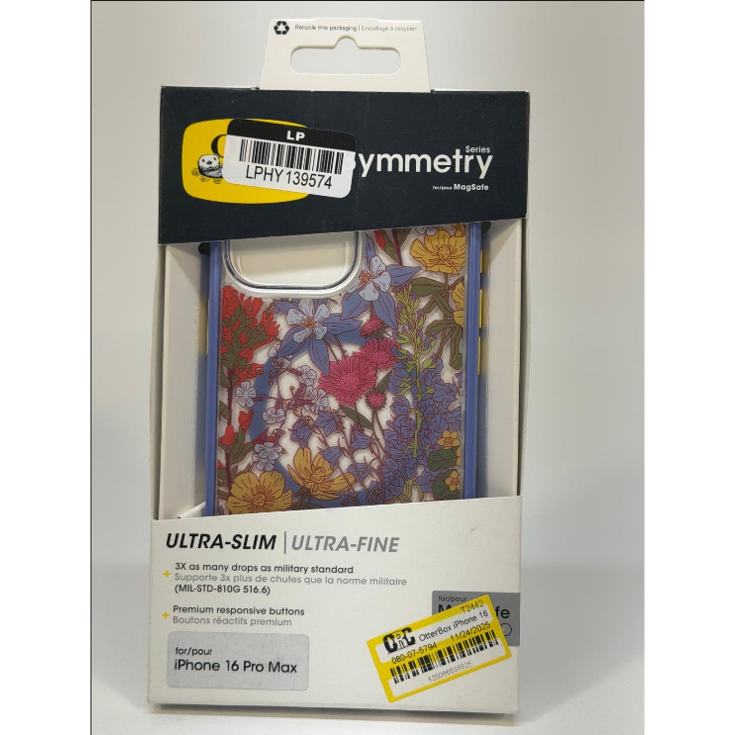 OtterBox Symmetry Series MagSafe Case for iPhone 16 Pro Max - Floral