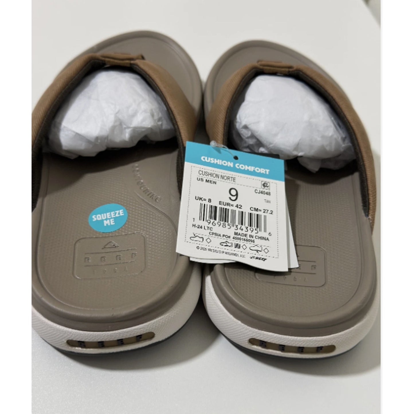 reef flip flops mens 9 CJ4048